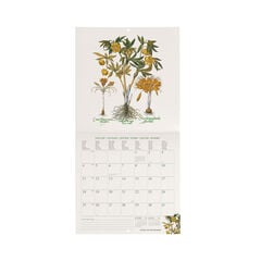 Calendario Legami 18x18 Pared Herbarium Multiling&uuml;e 2027