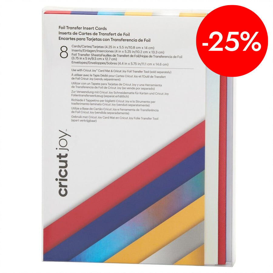 Joy 8 Tarjetas/Sobres Foil Celebrate A2