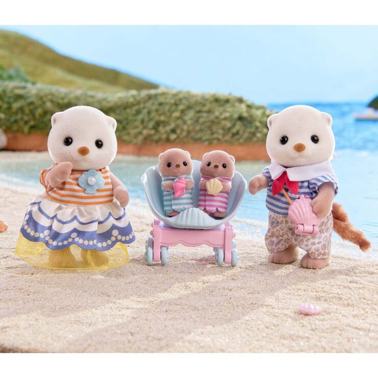 Familia Nutria Marina - Sylvanian Families