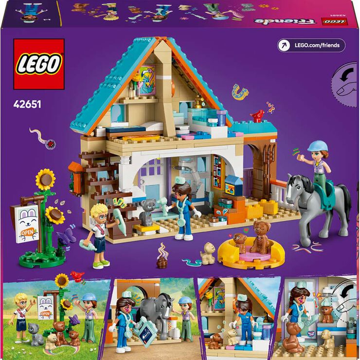 LEGO® LEGO Friends Caballo y Clínica Veterinaria de Mascotas 42651