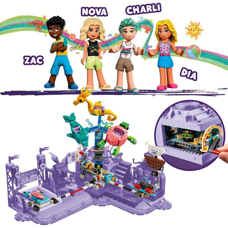 Lego friends parque deals de atracciones