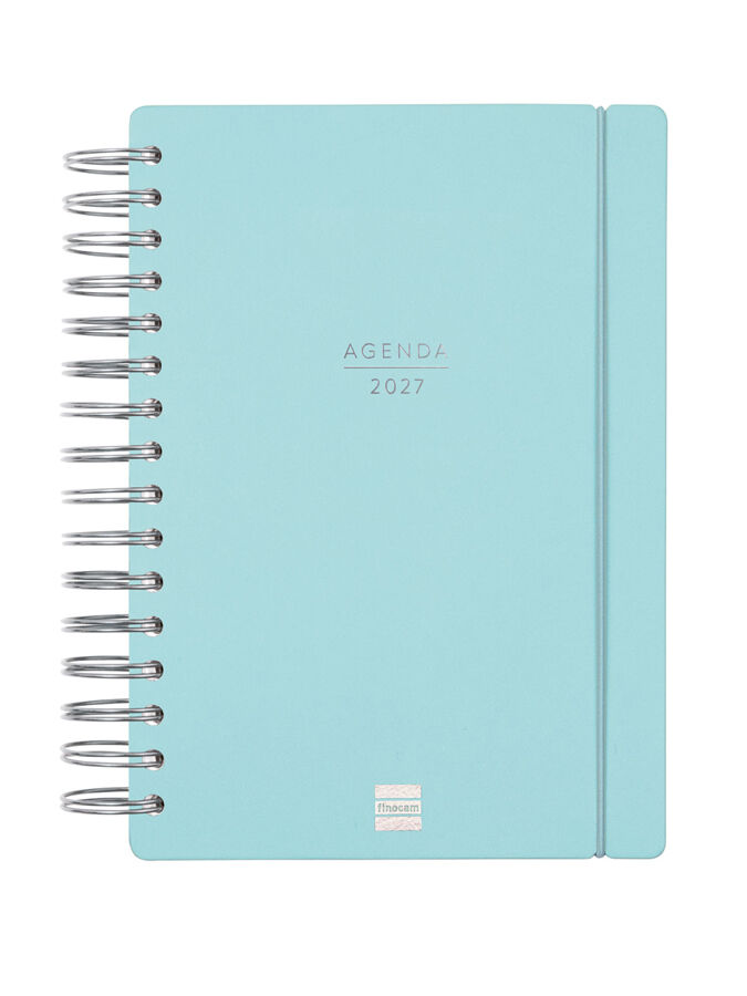 Agenda Finocam Haiku D&iacute;a P&aacute;gina 2027 Castellano Azul