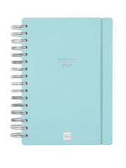 Agenda Finocam Haiku D&iacute;a P&aacute;gina 2027 Castellano Azul