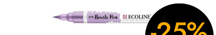 Rotulador Ecoline Brush Pen violeta pastel 579