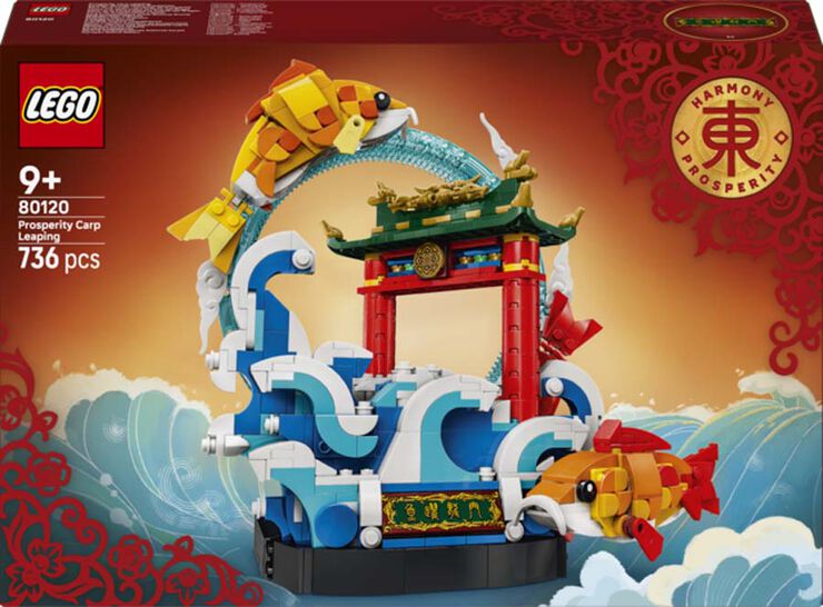 LEGO&reg; Chinese Festivals Carpa de la Prosperidad Saltando 80120