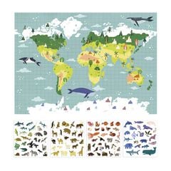 Pòster Mapamundi Adhesius