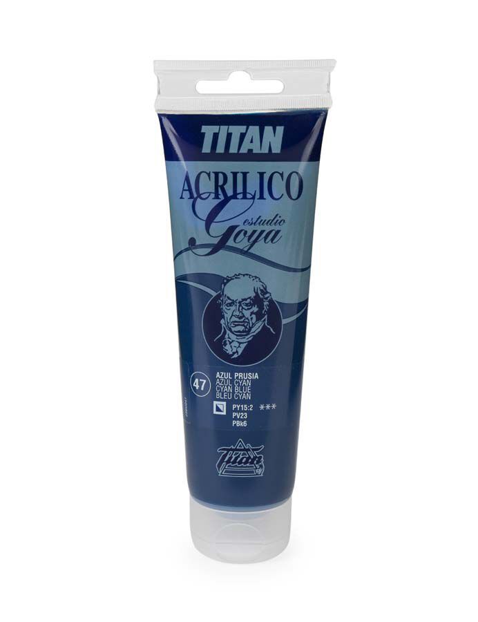 Pintura acr&iacute;lica Goya 125ml blau pr&uacute;sia