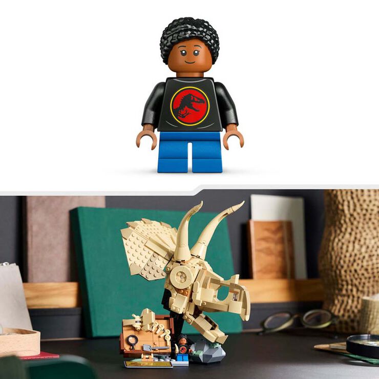LEGO® Jurassic World Fósiles de Dinosaurio: Cráneo de Triceratops 76969