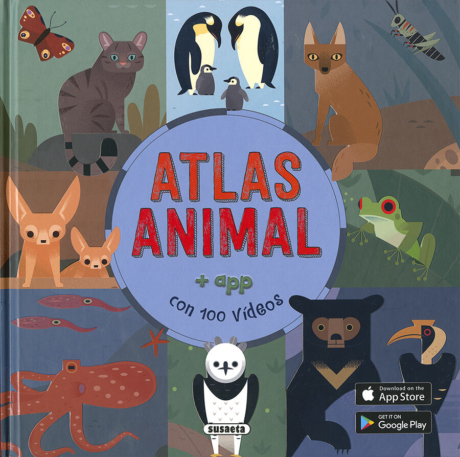 Atlas animal (+ app con 100 v&iacute;deos)