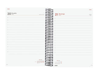 Agenda Finocam Year D&iacute;a P&aacute;gina 2027 Catal&aacute;n Negro