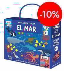Libro y puzle El mar 100 piezas