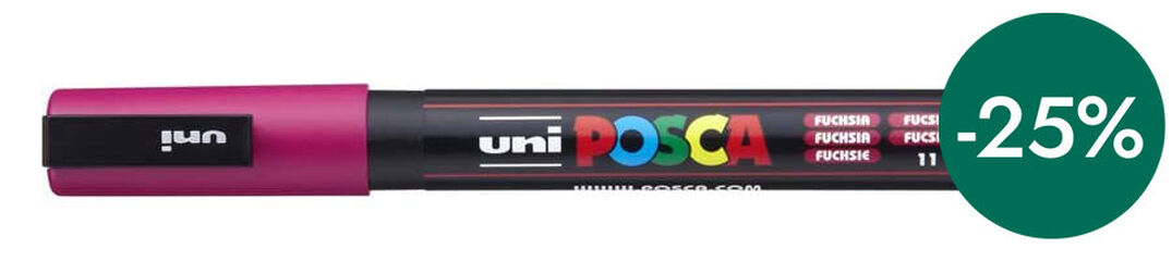 Rotulador Posca PC-3M 0,9-1,3mm fúcsia