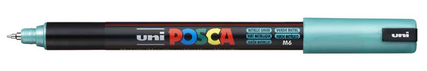 Retolador Posca PC-1MR 0,7mm verd metall