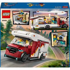 LEGO® LEGO City Autocaravana Aventurera de Vacaciones 60454