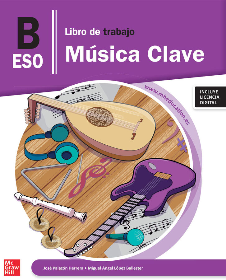 M&uacute;sica Clave B. ESO. Libro de trabajo
