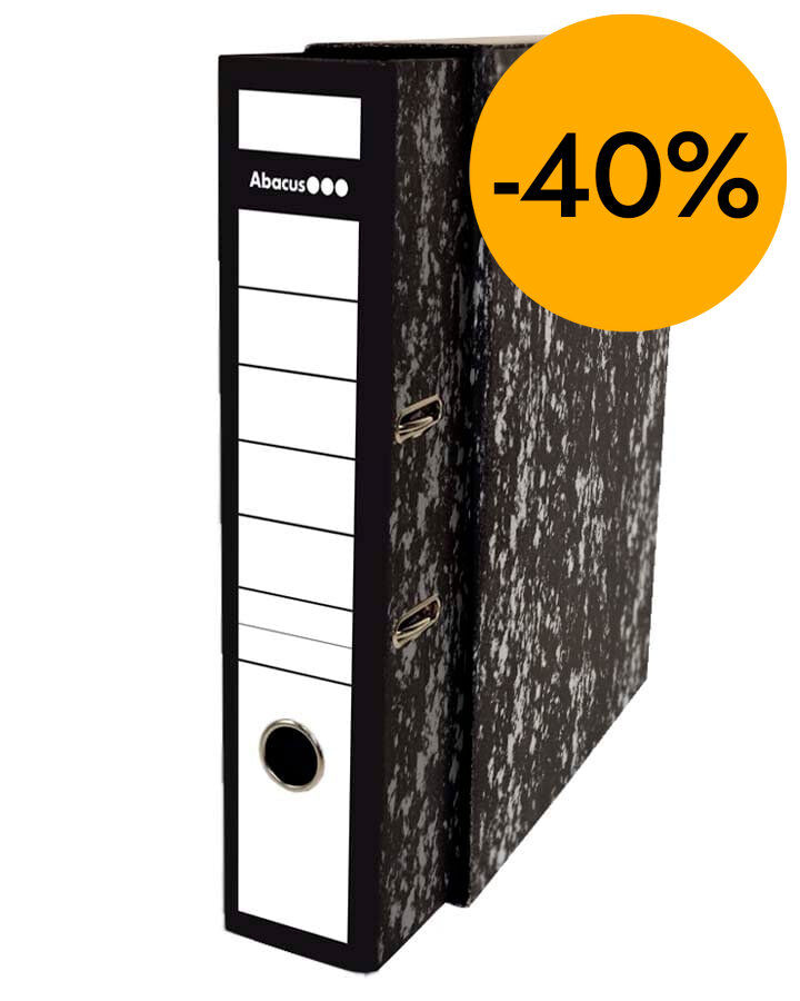 Archivador Abacus Rado Foli jaspeado + caja