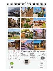 Calendario pared Finocam espiral 25x40 2026 Pueblos con encanto castellano