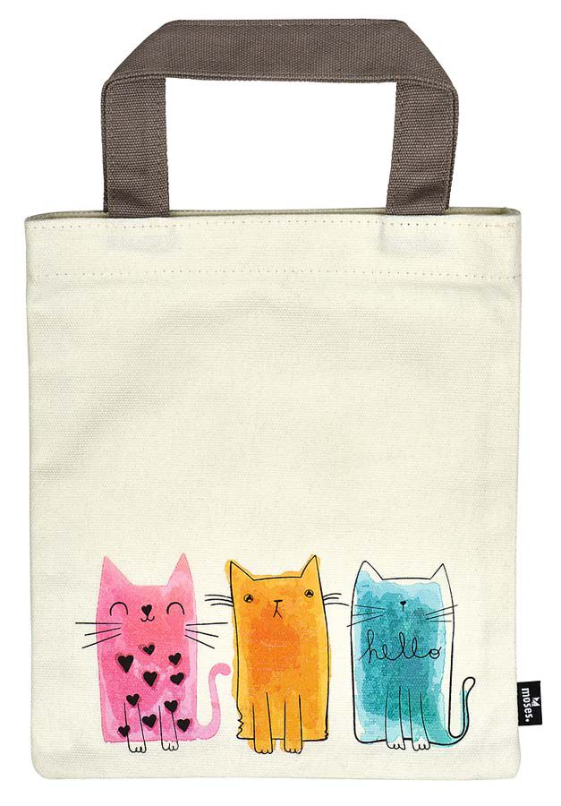 Mini Tote Bag Gatos