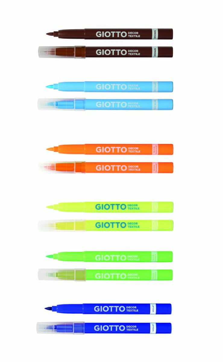 Retoladors t&egrave;xtils Giotto Decor 48u