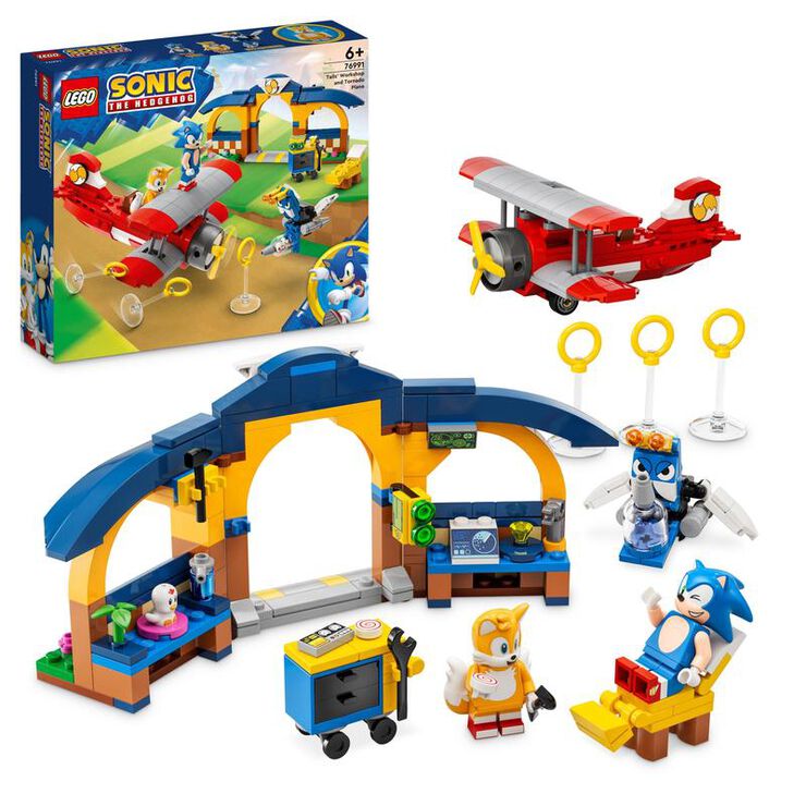 LEGO® Sonic the Hedgehog Taller y Avión Tornado de Tails 76991
