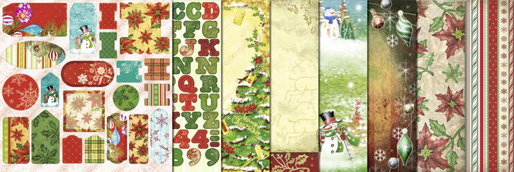 Scrap Bloque Die-Dut Navidad