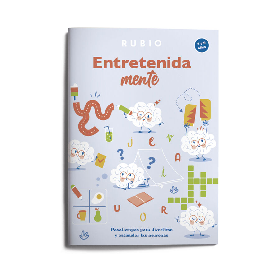 EntretenidaMENTE. Pasatiempos para divertirse y estimular las neuronas (8-9 a&ntilde;os)