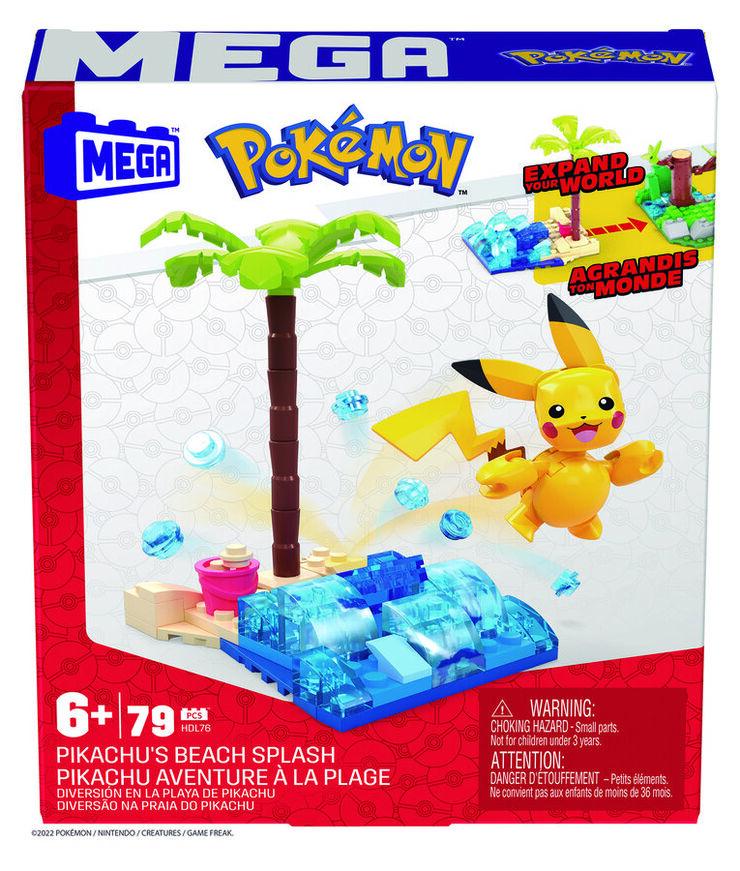 Mega Construx Pokemon Pikachu Platja