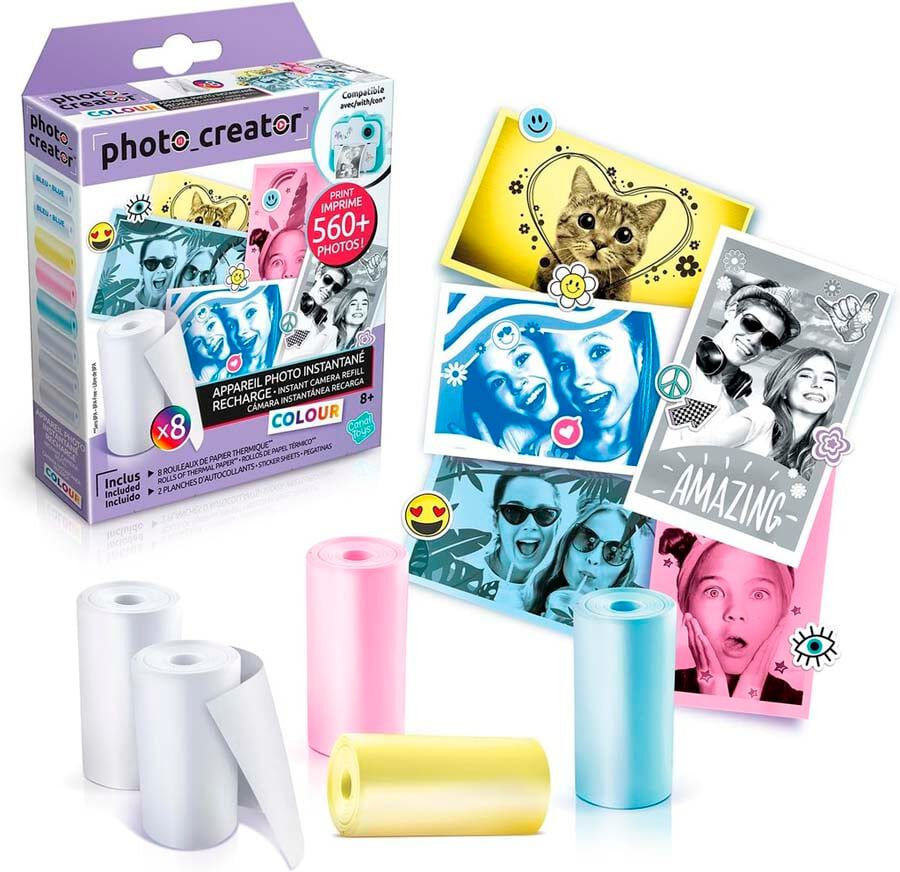 Recambio 10 Rollos Colorrs C&aacute;mara Instant