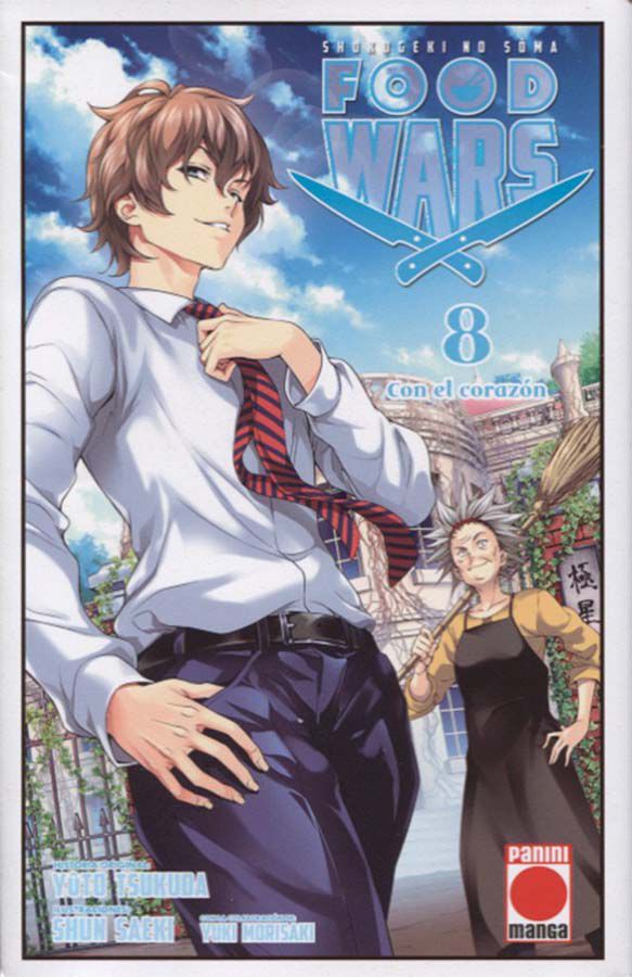 Food wars 8. Con el coraz&oacute;n