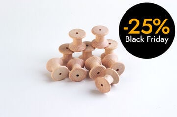 Carrets de fusta natural