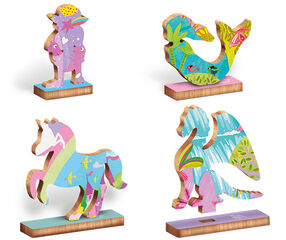 Woody Puzzle 48 piezas - Unicornio Encantado