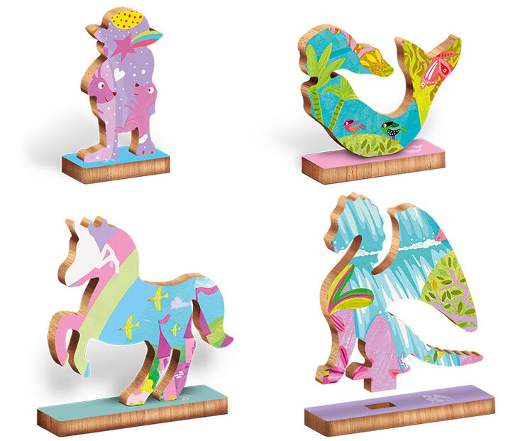 Woody Puzzle 48 piezas - Unicornio Encantado