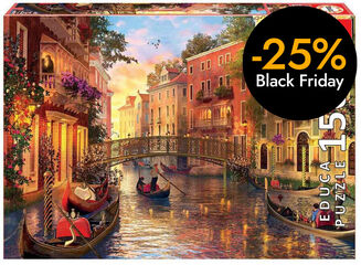 Puzle 1500 piezas atardecer Venecia