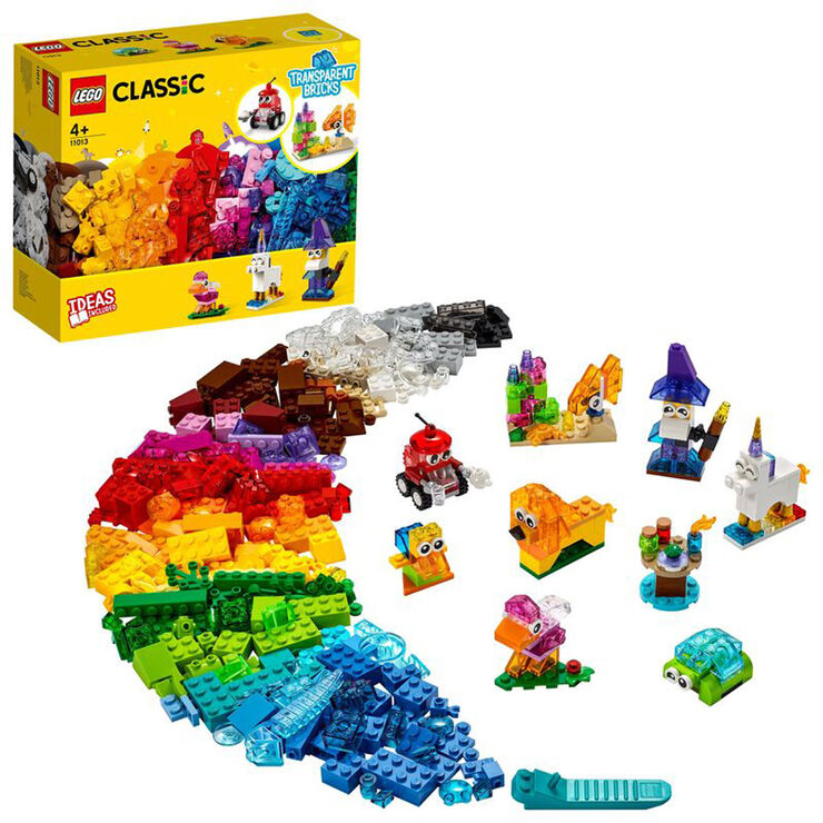 Hizo un contrato escena Islas Faroe LEGO® Classic Ladrillos Creativos Transparentes 11013 - Abacus Online