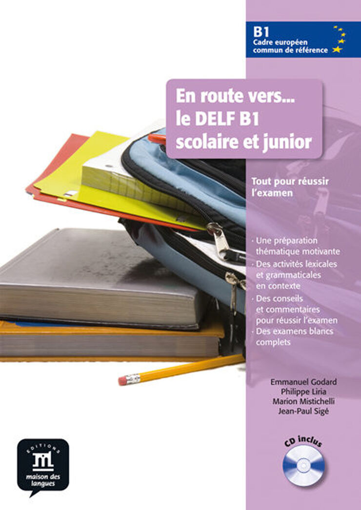 En route vers le Delf Scolaire et junior B1 Élève+CD