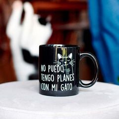 Taza ''No puedo planas con mi gato''