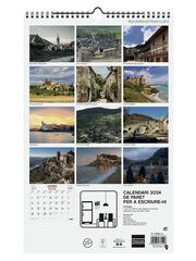 Calendari paret Finocam Esp.25X40 2024 Pobl.En.cat