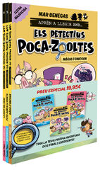 PACK Aprèn a llegir amb... Els detectius Poca-zooltes! 4,5 i 6: En lletra MAJÚS PACK Aprèn a llegir amb... Els detectius Poca-zooltes! 4,5 i 6: En lletra MAJÚS