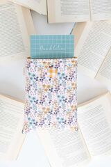Funda de Llibre Drapets Flor Lila interior mostassa