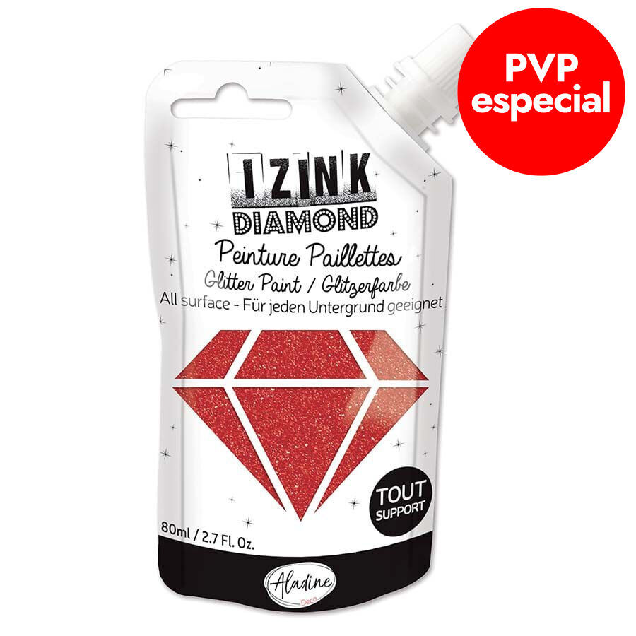 Pintura Izink Diamond Aladine vermell
