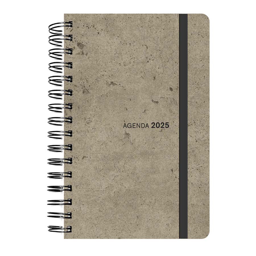 Agenda espiral Senfort A5 sem/vista catal&aacute;n 2025 cali&ccedil;a