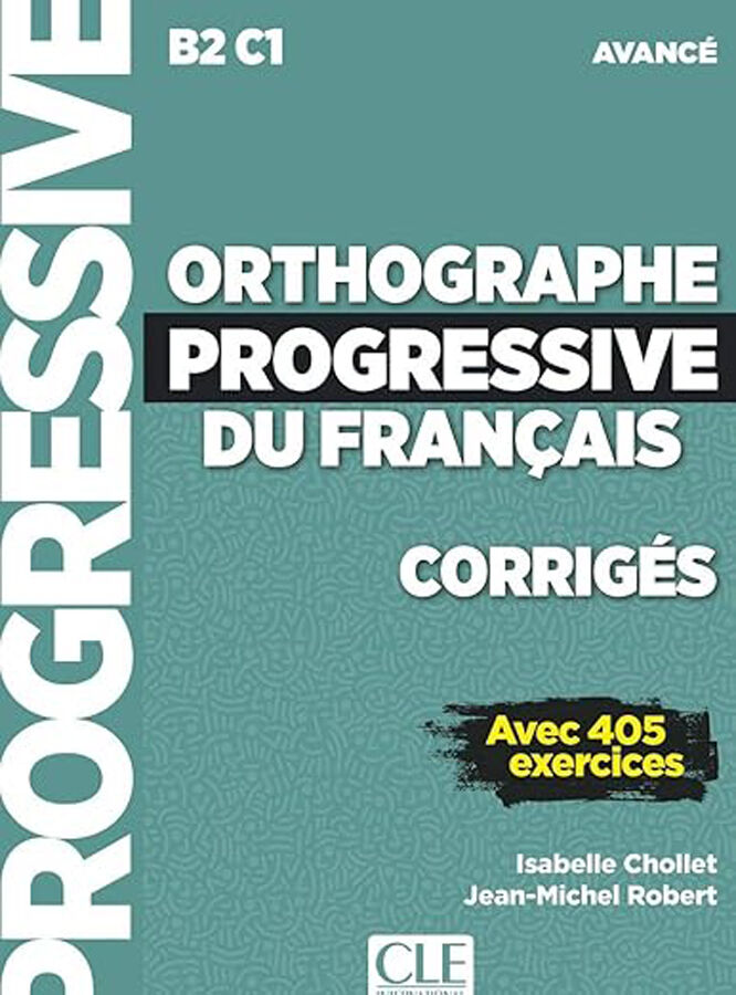 CLE Orthographe progressive AVA/Cor.