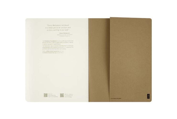 Pack de 3 libretas Moleskine XL Alicia