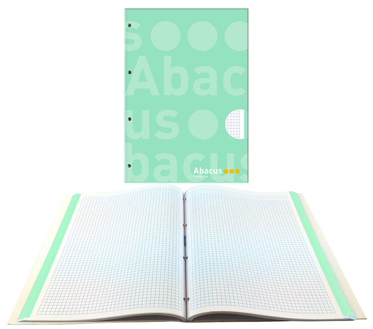 Llibreta Abacus A4 70g 5x5 100F Verd Clar