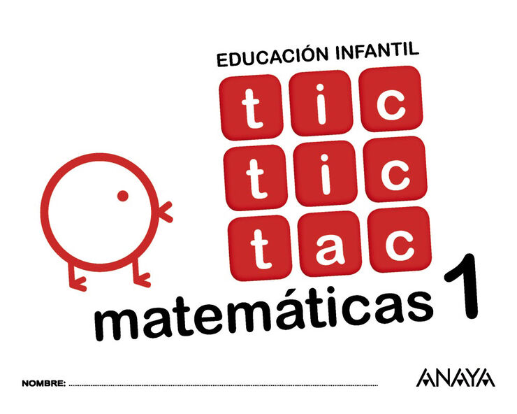 Tic Tic Tac Matemticas 1 Infantil