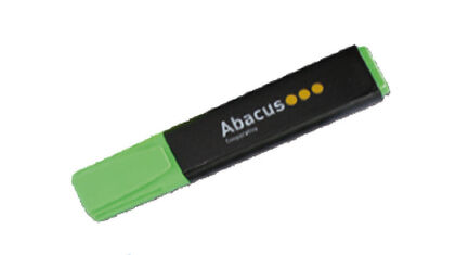 Retolador fluorescent Abacus verd