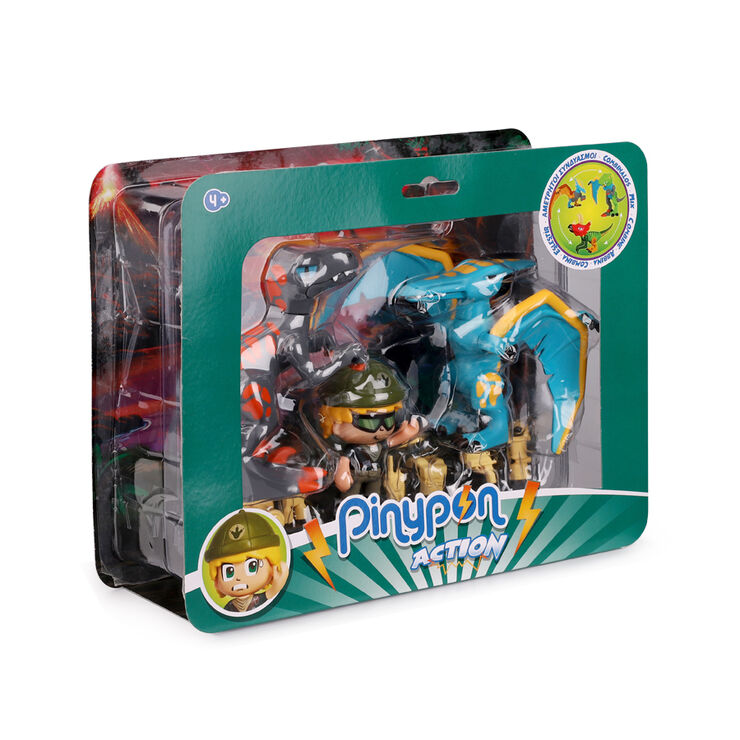 Pack 2 Dinosaures i Figura  Pinypon Action