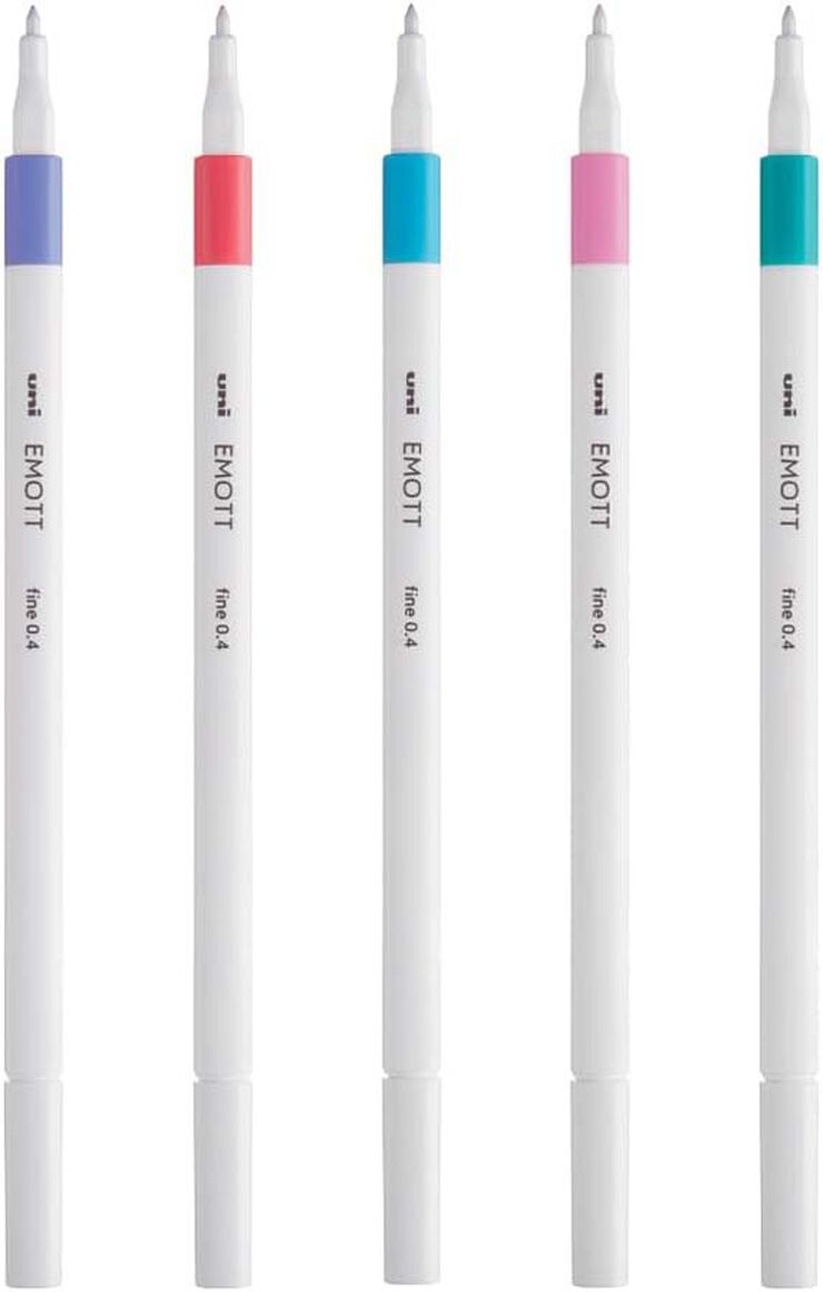Retoladors Emott Uni-Ball Emott 5 colors Dolços