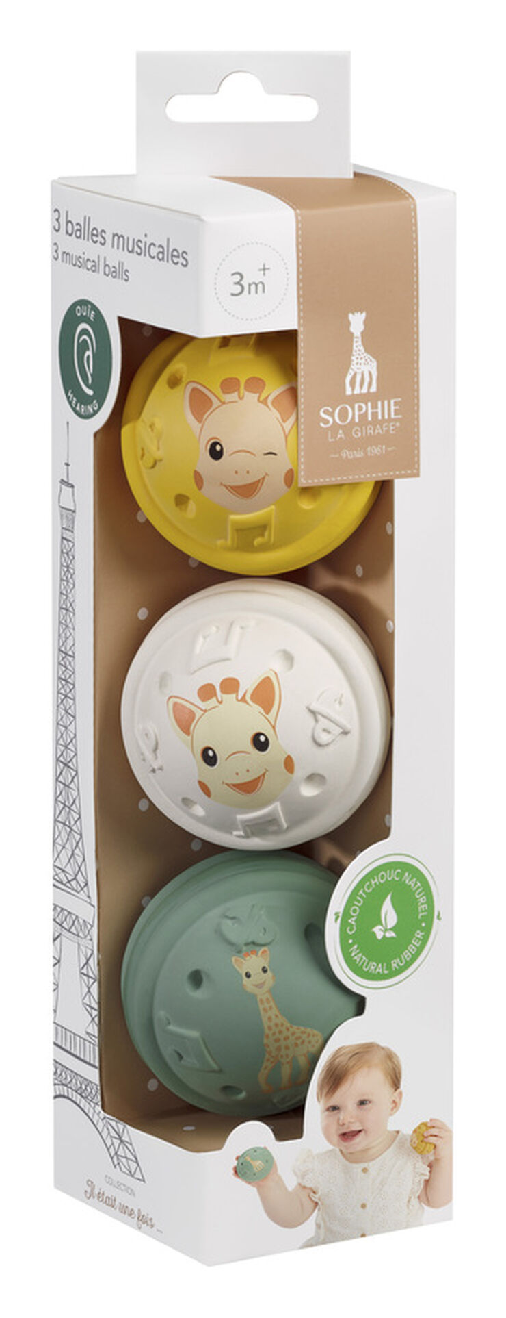 Sonajero bolas Sophie La Girafe