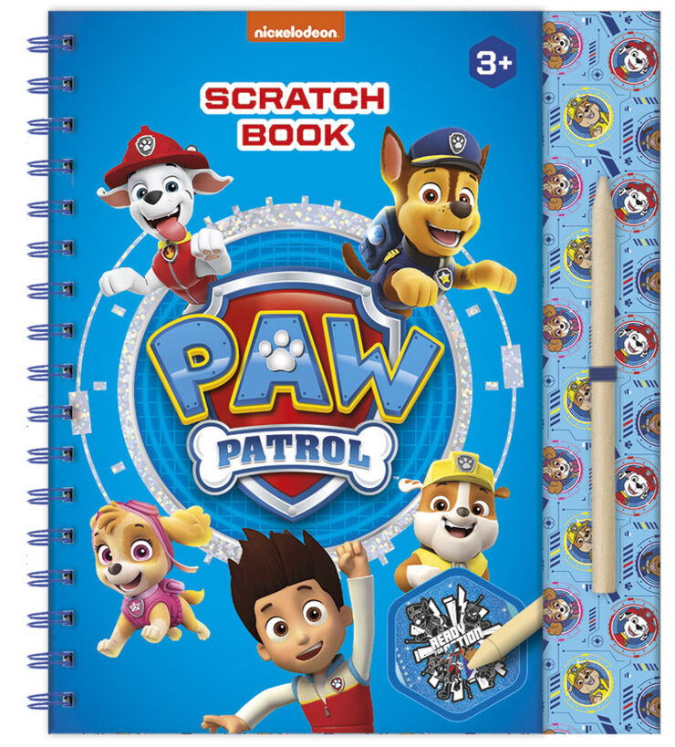 Libro Lámina para Rascar Paw Patrol